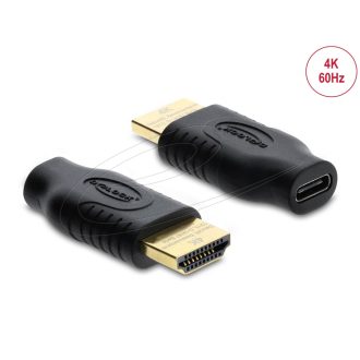   Delock USB Type-C    HDMI adapter (DP Alt Mode), 4K 60 Hz, HDR és HDCP támogatással (61075)
