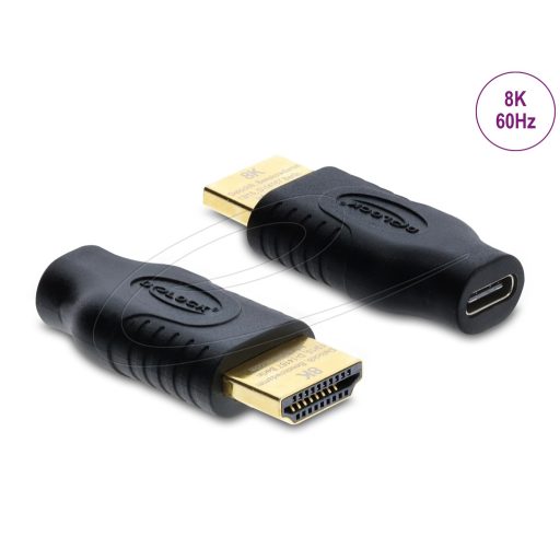 Delock USB Type-C    HDMI adapter (DP Alt Mode), 8K 60 Hz, HDR és HDCP támogatással (61076)