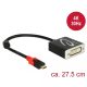 Delock Adapter USB Type-C  csatlakozódugóval > DVI csatlakozóhüvellyel (DP váltakozó mód) 4K 30 Hz