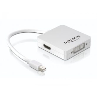   Delock Adapter Displayport mini > Displayport / HDMI / DVI 29tűs (61768)