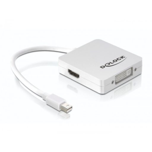 Delock Adapter Displayport mini > Displayport / HDMI / DVI 29tűs (61768)