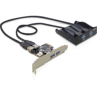   Delock elülső panel, 2 x USB 3.0 + PCI Express Card 2 x USB 3.0 (61893)