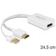 Delock HDMI-A apa > Displayport anya adapter (62496)