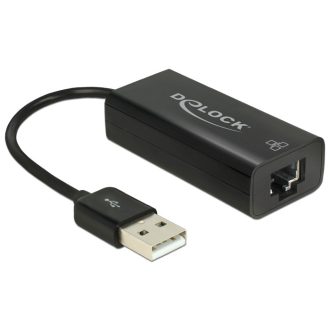 Delock Adapter USB 2.0 > LAN 10/100 Mb/s (62595)