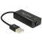 Delock Adapter USB 2.0 > LAN 10/100 Mb/s (62595)