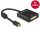Delock Adapter mini Displayport 1.2-dugós csatlakozó > DVI-csatlakozóhüvely 4K aktív, fekete (62603)