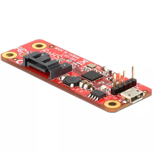 Delock átalakító Raspberry Pi USB Micro-B anya / USB tűs fejléc > SATA 7 tűs (62626)