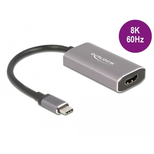 Delock USB Type-C  adapter HDMI (DP Alt Mode) 8K-hez HDR funkcióval (62632)