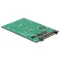 Delock Átalakító U.2 SFF-8639 > M.2 NGFF NVMe M aljzat (62696)