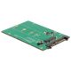 Delock Átalakító U.2 SFF-8639 > M.2 NGFF NVMe M aljzat (62696)