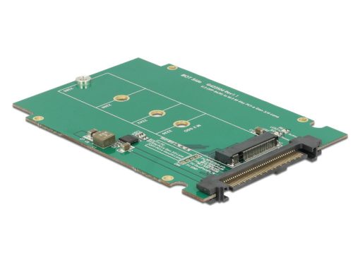 Delock 2.5 -os átalakító U.2 SFF-8639 > M.2 NGFF NVMe M aljzat (62710)