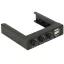 Delock 3.5  elülső panel > 2 x USB 2.0 és ventilátorvezérlés (62714)
