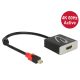 Delock Adapter mini Displayport 1.2-dugós csatlakozó > HDMI-csatlakozóhüvely 4K 60 Hz aktív (62735)