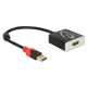Delock Adapter USB 3.0 A-típusú csatlakozódugóval > HDMI csatlakozóhüvellyel (62736)