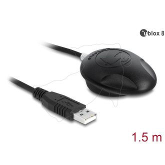  Navilock NL-802U EVA-M8Q USB 2.0 Multi GNSS-vevőegység, u-blox 8, 1,5 m