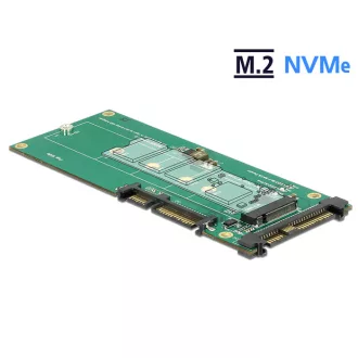   Delock Átalakító U.2 SFF-8639 NVMe / SATA 22 tus > 1 x M.2 M aljzat (62864)