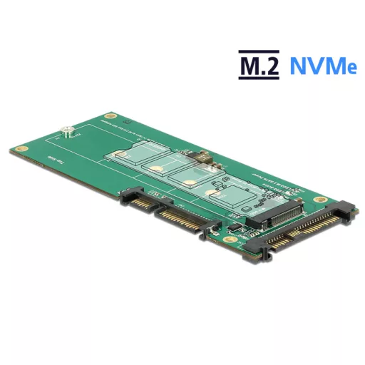 Delock Átalakító U.2 SFF-8639 NVMe / SATA 22 tus > 1 x M.2 M aljzat (62864)