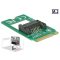 Delock Adapter, M.2 aljzat B nyílással, csatlakozódugó > 7 tus SATA - formatényezo (2242) (62876)