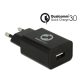 Navilock Töltő 1 db USB A-típusú csatlakozó, Qualcomm  Quick Charge   3.0 (gyorstöltő) technológia, (62968)