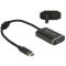 Delock Adapter USB Type-C  csatlakozódugóval > HDMI csatlakozóhüvellyel (DP váltakozó mód) 4K 60 Hz (62988)