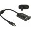 Delock Adapter USB Type-C  csatlakozódugóval > HDMI csatlakozóhüvellyel (DP váltakozó mód) 4K 60 Hz (62988)