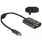 Delock Adapter USB Type-C  csatlakozódugóval > mini Displayport csatlakozóhüvellyel (DP váltakozó mó (62990)