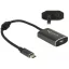 Delock Adapter USB Type-C  csatlakozódugóval > mini Displayport csatlakozóhüvellyel (DP váltakozó mó (62990)
