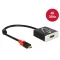 Delock Adapter USB Type-C csatlakozódugóval > HDMI csatlakozóhüvellyel (DP váltakozó mód) 4K 30 Hz (62999)