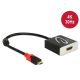 Delock Adapter USB Type-C csatlakozódugóval > HDMI csatlakozóhüvellyel (DP váltakozó mód) 4K 30 Hz