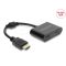 Delock Adapter HDMI-dugós csatlakozó - USB Type-C -csatlakozóhüvely (DP Alt Mode) 4K 60 Hz (63000)