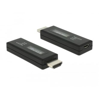   Delock HDMI tesztelo az EDID információhoz OLED kijelzovel (63327)