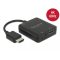 Delock HDMI-hangkivonatoló, 4K 60 Hz, kompakt (63333)