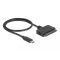 Delock USB Type-C  - 22 tűs SATA átalakító 6 Gb/s (63803)