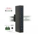 Delock Külso ipari hub 10 x USB 3.0 A-típusú 20 kV ESD védelemmel (63919)