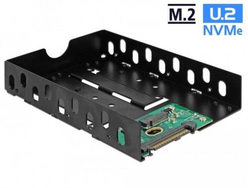 Delock U.2 SFF-8639 - M.2 NVMe (M kulcs) átalakító 3.5  kerettel (63922)