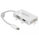 Delock Adapter USB Type-C-dugós csatlakozó > VGA / HDMI / DVI-csatlakozóhüvely fehér