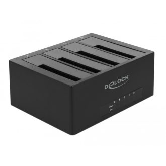   Delock USB Type-C  Dokkoló Állomás 4 x SATA HDD / SSD számára (63930)