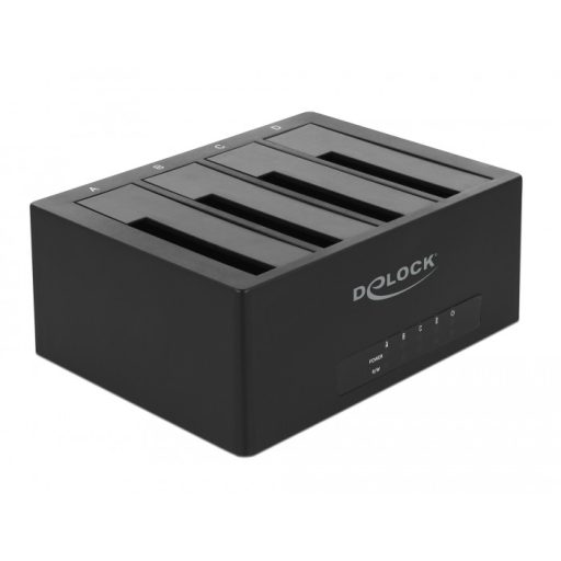 Delock USB Type-C  Dokkoló Állomás 4 x SATA HDD / SSD számára (63930)