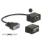 Delock Bovíto RS-232 DB9 anya RJ45 anya - RS-232 DB9 apa RJ45 anya ESD védelem 1200 m távolságban sz (63934)