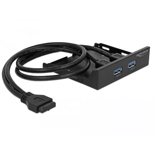 Delock 3.5  elülső panel > 2 x USB 3.0 (63994)