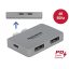 Delock Kettős DisplayPort adapter MacBook-hoz 4K 60 Hz és PD 3.0-s (64001)