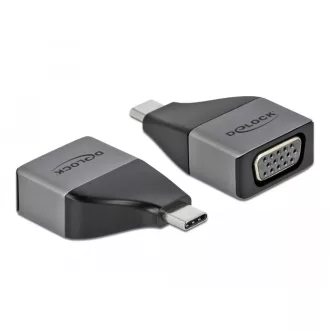   Delock USB Type-C  adapter VGA (DP Alt Mode) 1080p   kompakt kialakítású (64002)