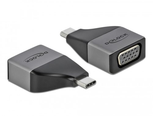 Delock USB Type-C  adapter VGA (DP Alt Mode) 1080p   kompakt kialakítású