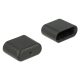 Delock Porvédő az USB Type-C  dugó, 10 darab, fekete (64008)