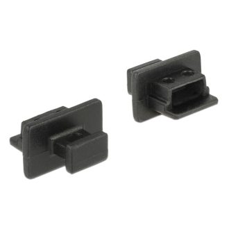   Delock Porvédo USB 2.0 Mini-B típusú kimenethez fogantyúval 10 db fekete (64011)