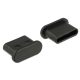 Delock Porvédo USB Type-C  kimenethez fogantyú nélkül 10 darab fekete (64014)