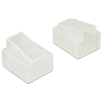 Delock Porvédő az RJ45 dugó, 10 darab áttetsző (64016)