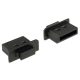Delock Porvédő Displayport típusú kimenethez fogantyúval 10 db fekete (64025)
