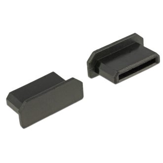   Delock Porvédő HDMI mini-C típusú kimenethez fogantyú nélkül 10 db fekete (64028)