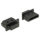 Delock Porvédo HDMI-A típusú kimenethez fogantyúval 10 db fekete (64029)